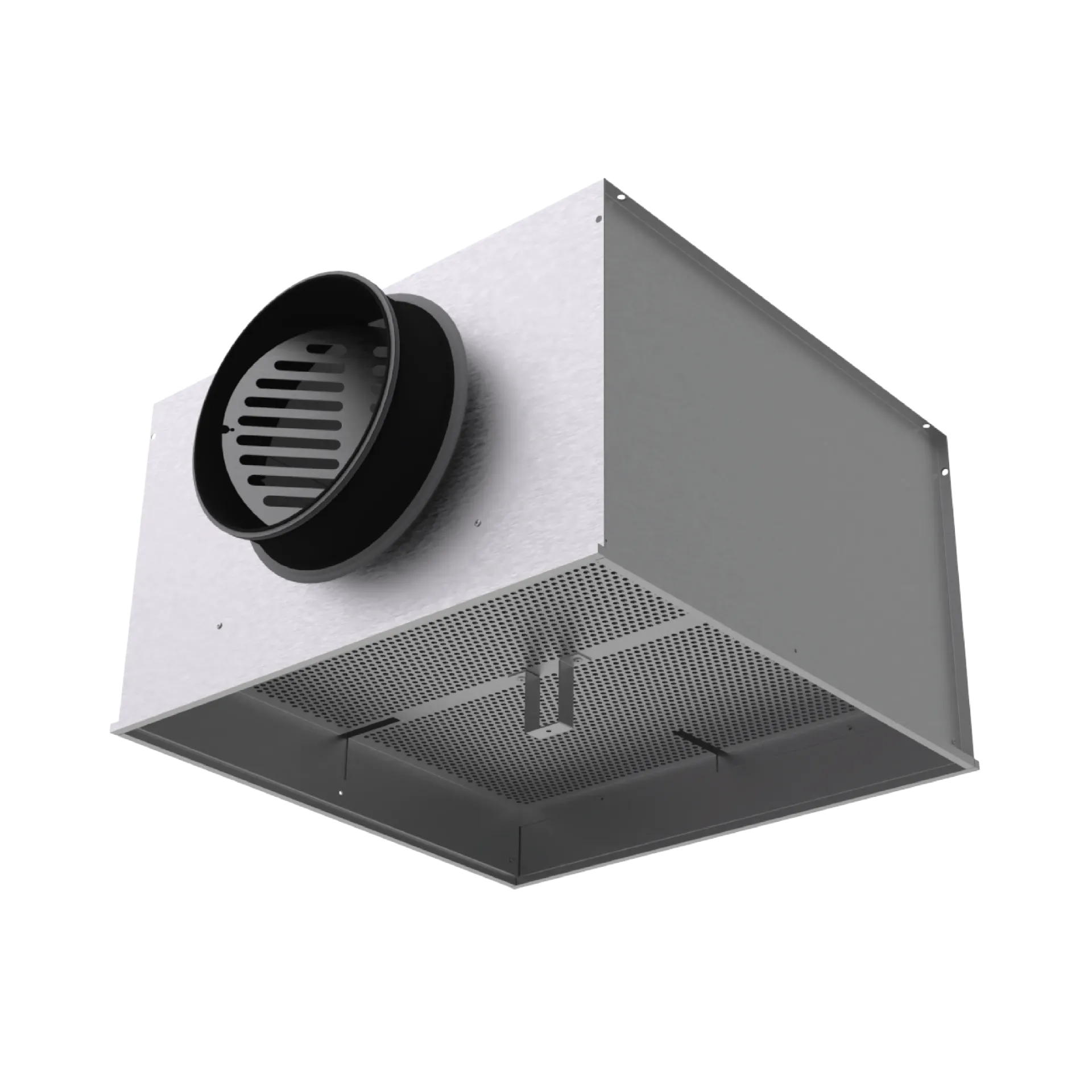 WP100 - PLENUM FOR SWIRL DIFFUSERS WT100 & WS400 (125, 294x294, No)