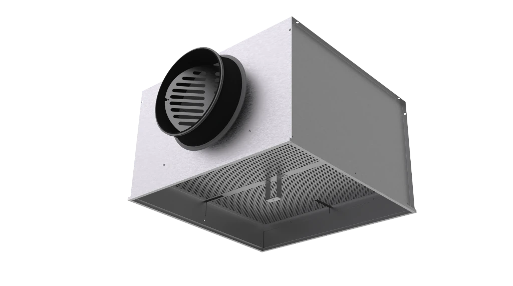 WP100 - PLENUM VOOR WERVELROOSTERS WT100 & WS400 (125, 294x294, Nee)