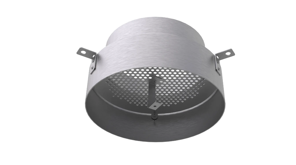 WP200T - TRANSITION PIECE FOR SWIRL DIFFUSERS WR210 & WR230 (100, 125)